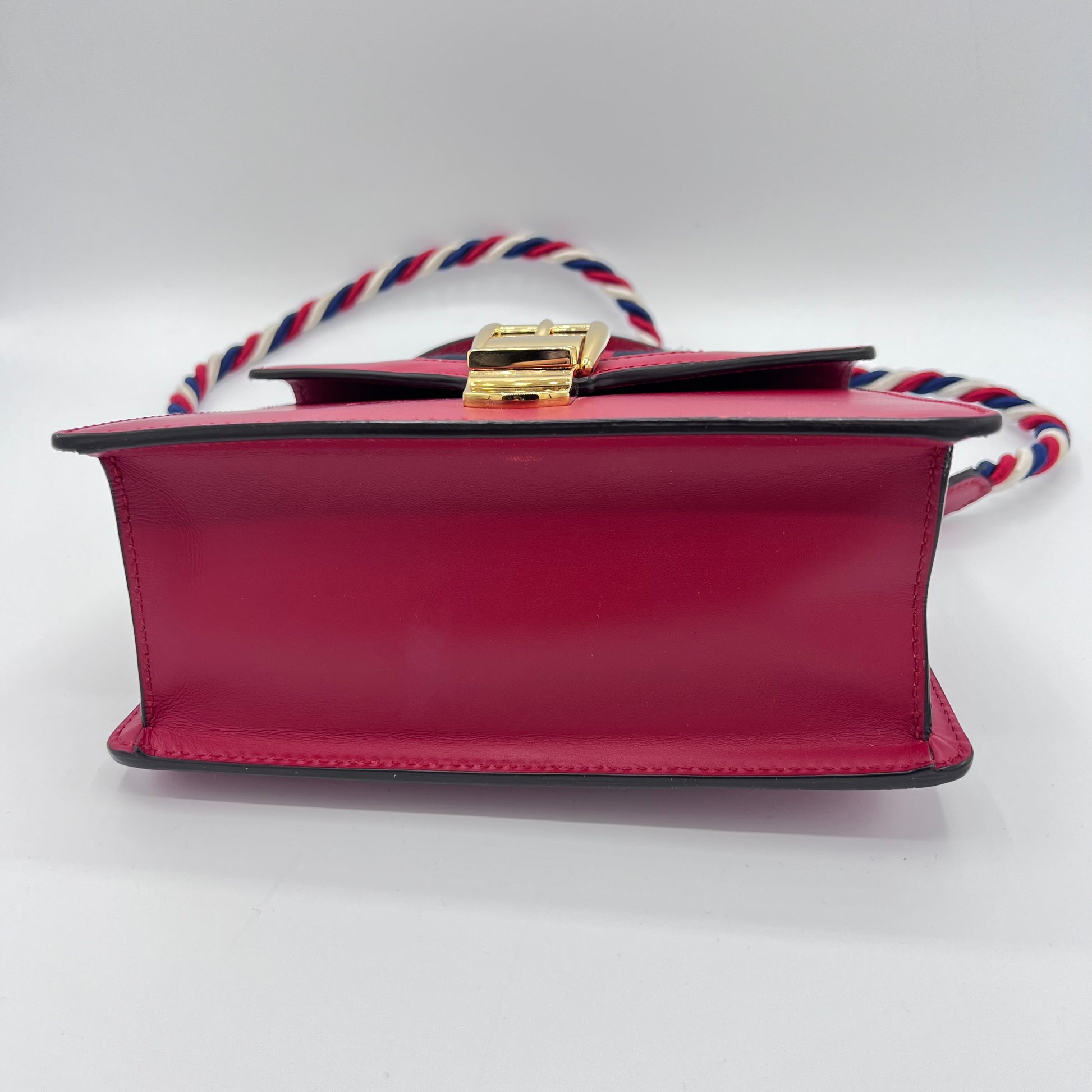 Sylvie top handle leather handbag