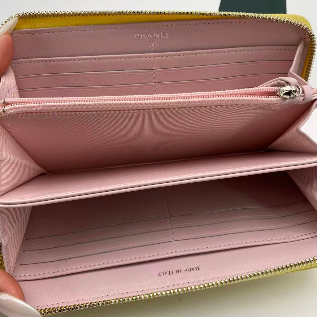 Soho Double Zip Around Wallet Leather Long
