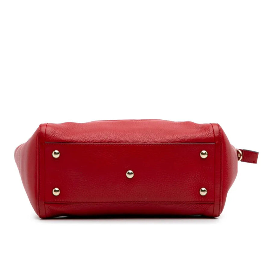 2016-2025 Small Leather Soho Cellarius satchel twins