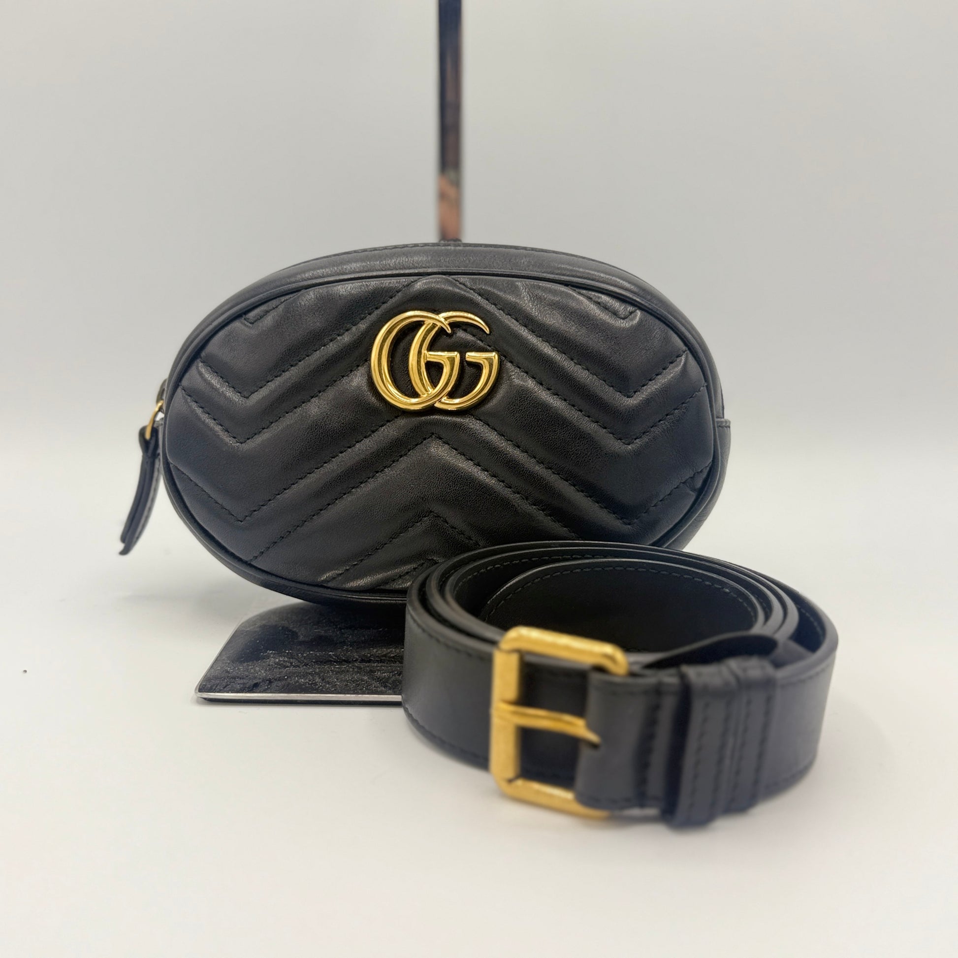 GG Marmont Belt Bag Matelasse Leather