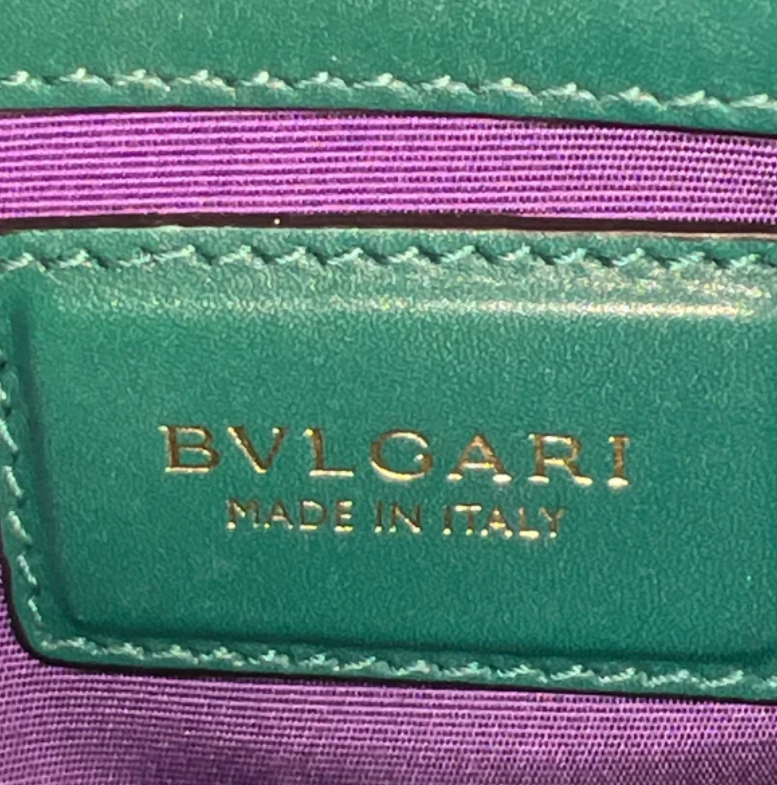 Green Leather Medium Serpenti Forever Shoulder Bag B23903