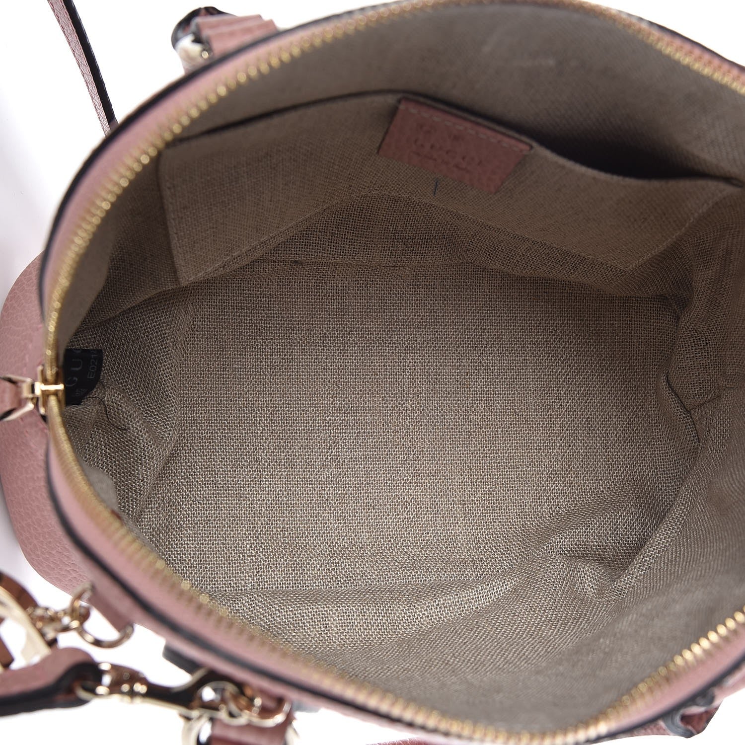 Dollar Calfskin Small GG Charm Dome Bag Soft Pink twins