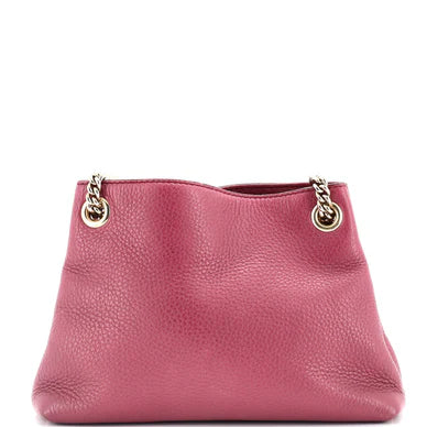 Cellarius Calfskin Small Soho Chain Shoulder Bag Bright Bouganville twins