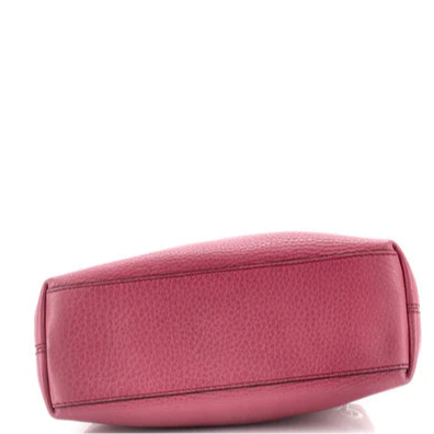 Cellarius Calfskin Small Soho Chain Shoulder Bag Bright Bouganville twins
