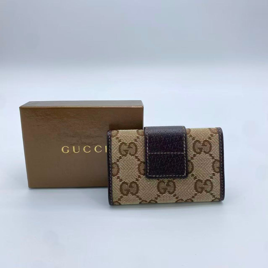Horsebit Guccissima Canvas 6 Key Holder