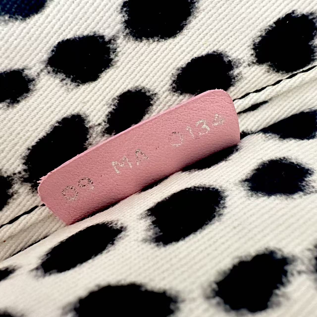 Pink Leather 'Diorissimo' Leather Tote with Strap and Pouch twins