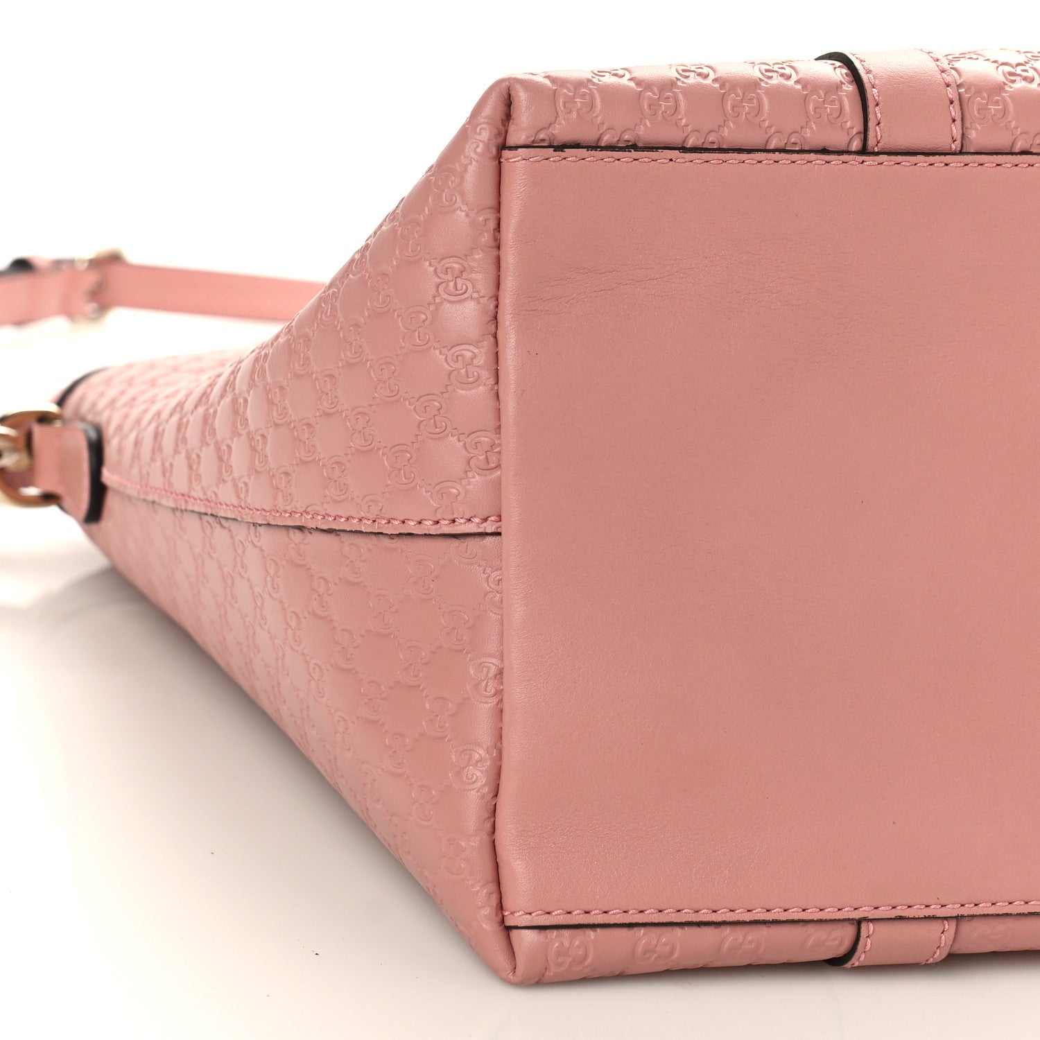 Soft Microguccissima Large Dome Satchel Soft Pink twins