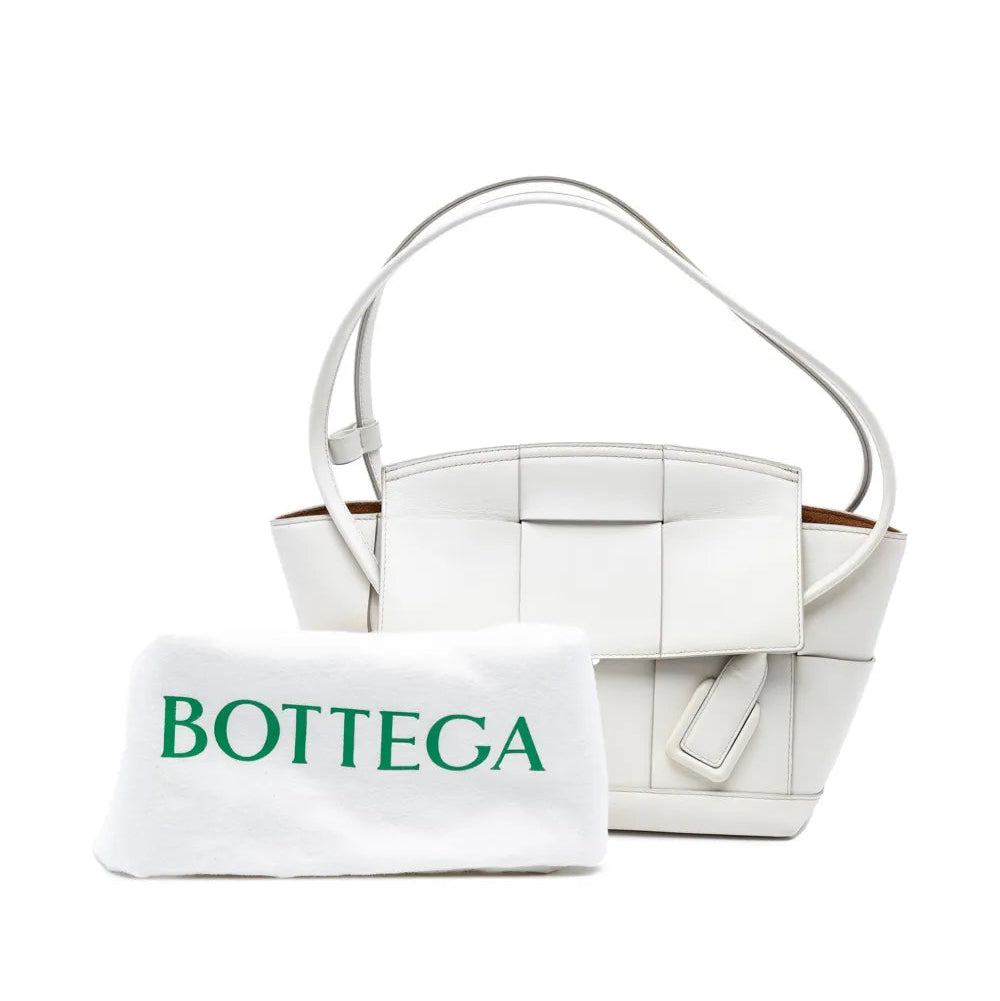 Small Calfskin Maxi Intrecciato Arco satchel