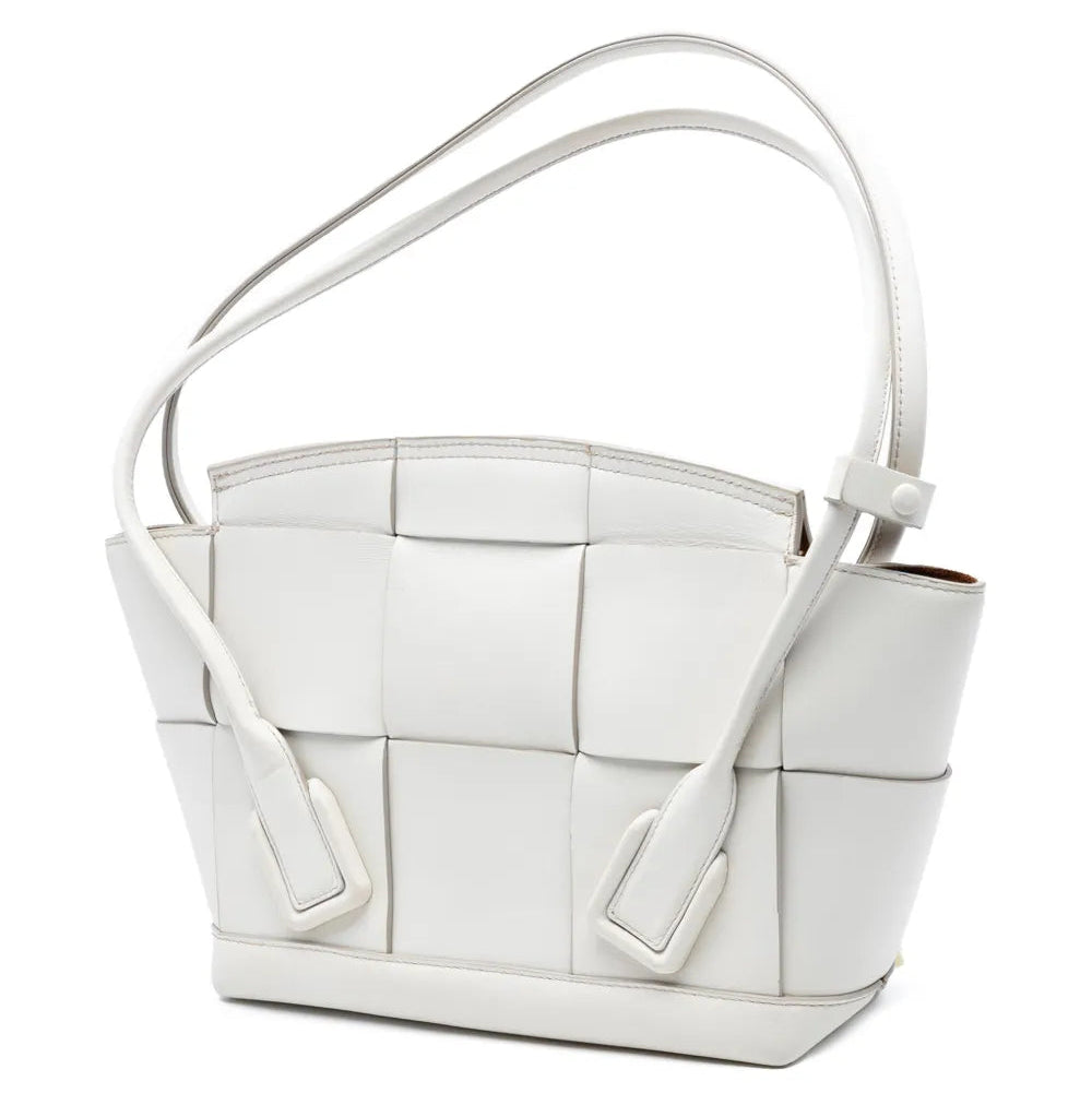 Small Calfskin Maxi Intrecciato Arco satchel