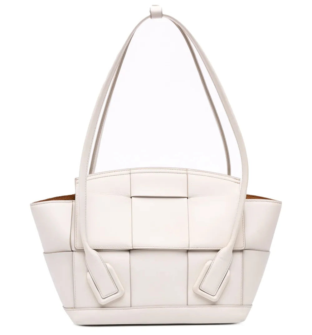 Small Calfskin Maxi Intrecciato Arco satchel