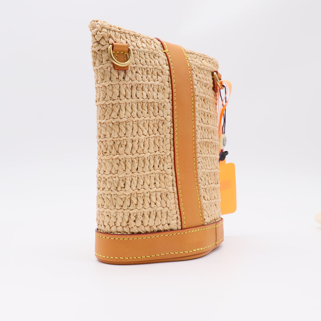 Raffia Envelope Pouch Twins LDZ237