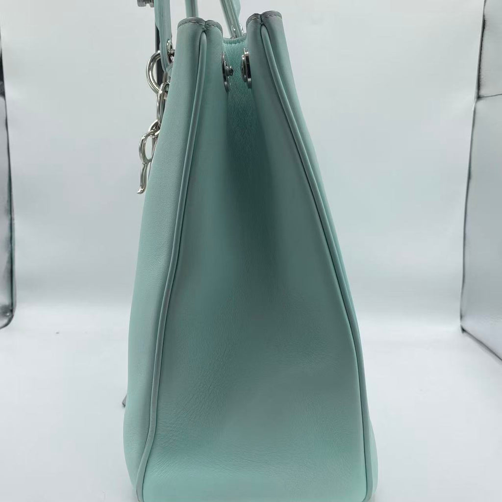 Diorissimo large color block leather shoulder bag
