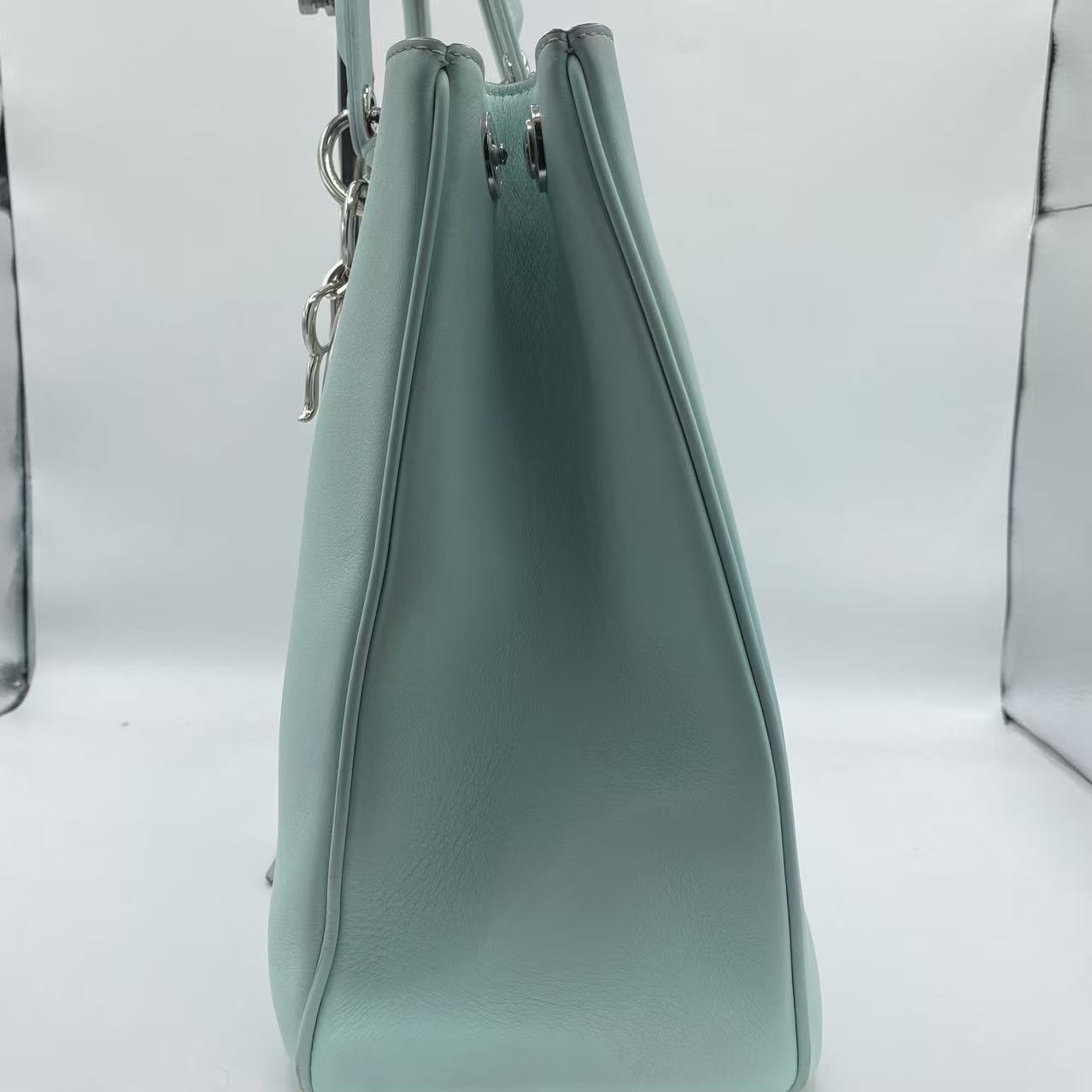 Diorissimo large color block leather shoulder bag