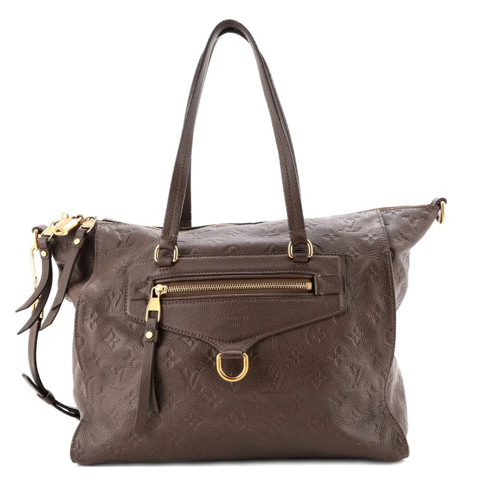 Lumineuse Handbag Monogram Empreinte Leather PM tote bag twins