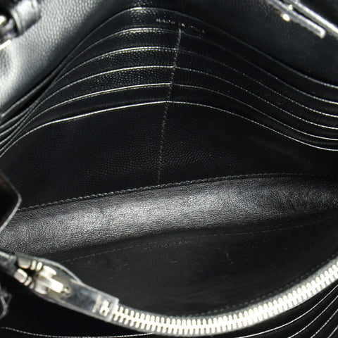 Classic Monogram Envelope Satchel Matelasse Chevron Leather twins