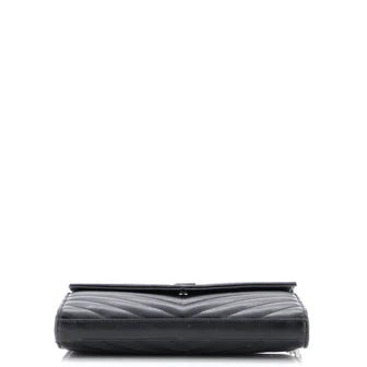 Classic Monogram Envelope Satchel Leather twins