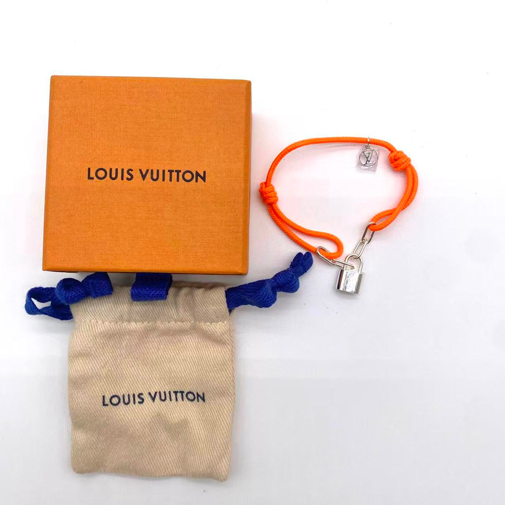 Lockit Bracelet Silver Orange  Unisex Virgil Abloh