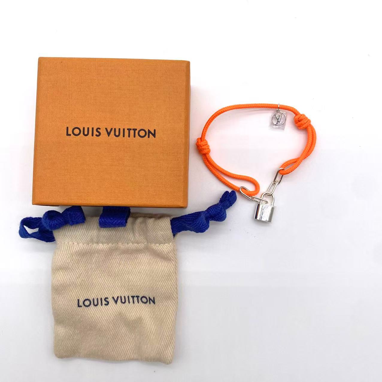 Lockit Bracelet Silver Orange  Unisex Virgil Abloh