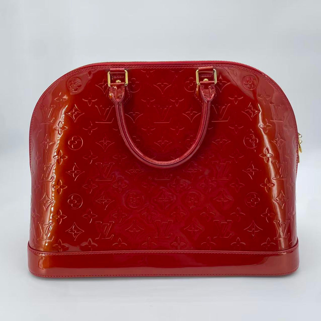 Alma Handbag Monogram Vernis GM