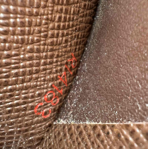 Brazza Wallet Damier Ebene Brown W23248