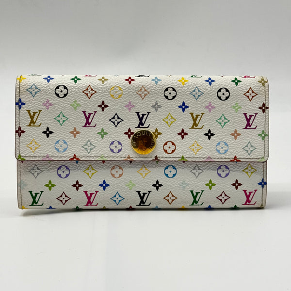 Monogram Multicolor Insolite Wallet White Litchi