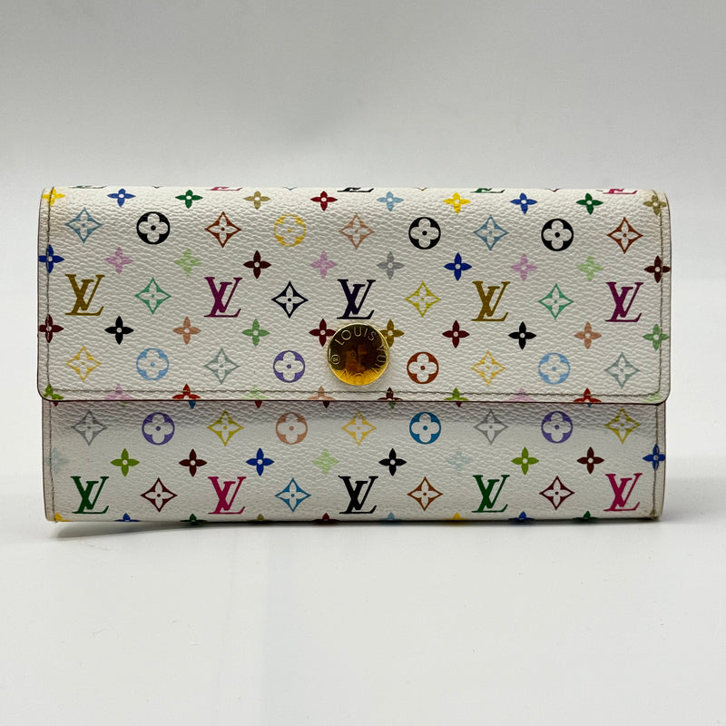 Monogram Multicolor Insolite Wallet White Litchi