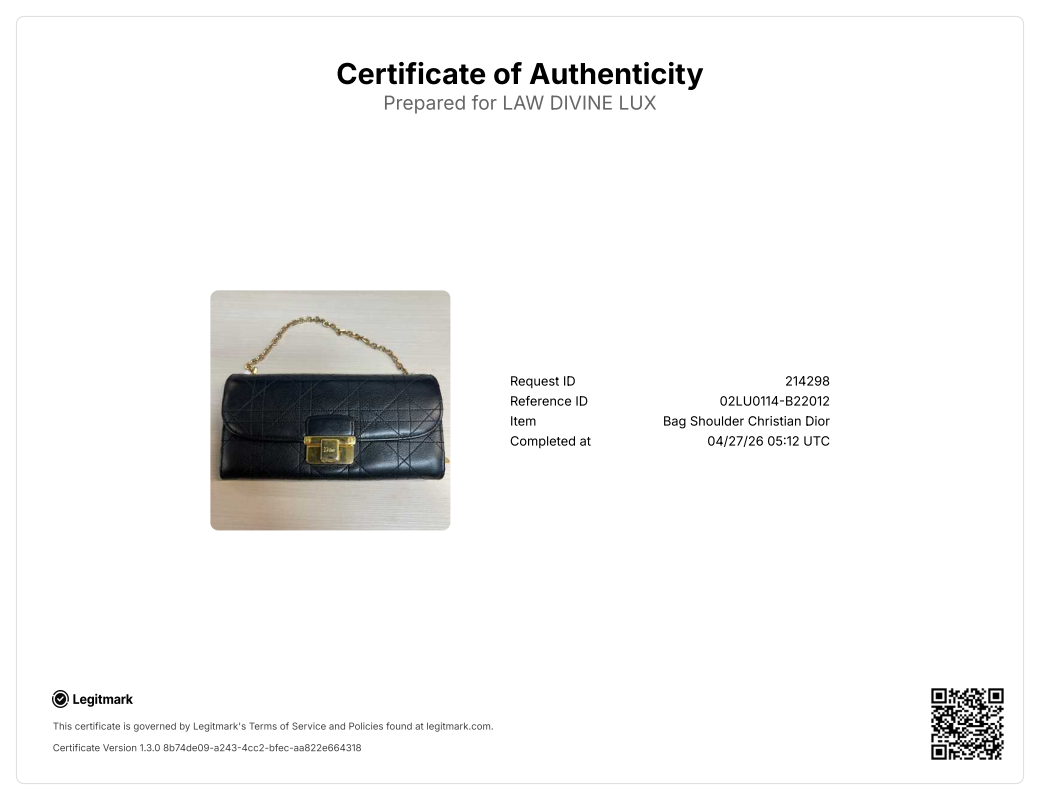 Dior Black Cannage Leather Rendezvous Wallet on Chain twins B22012