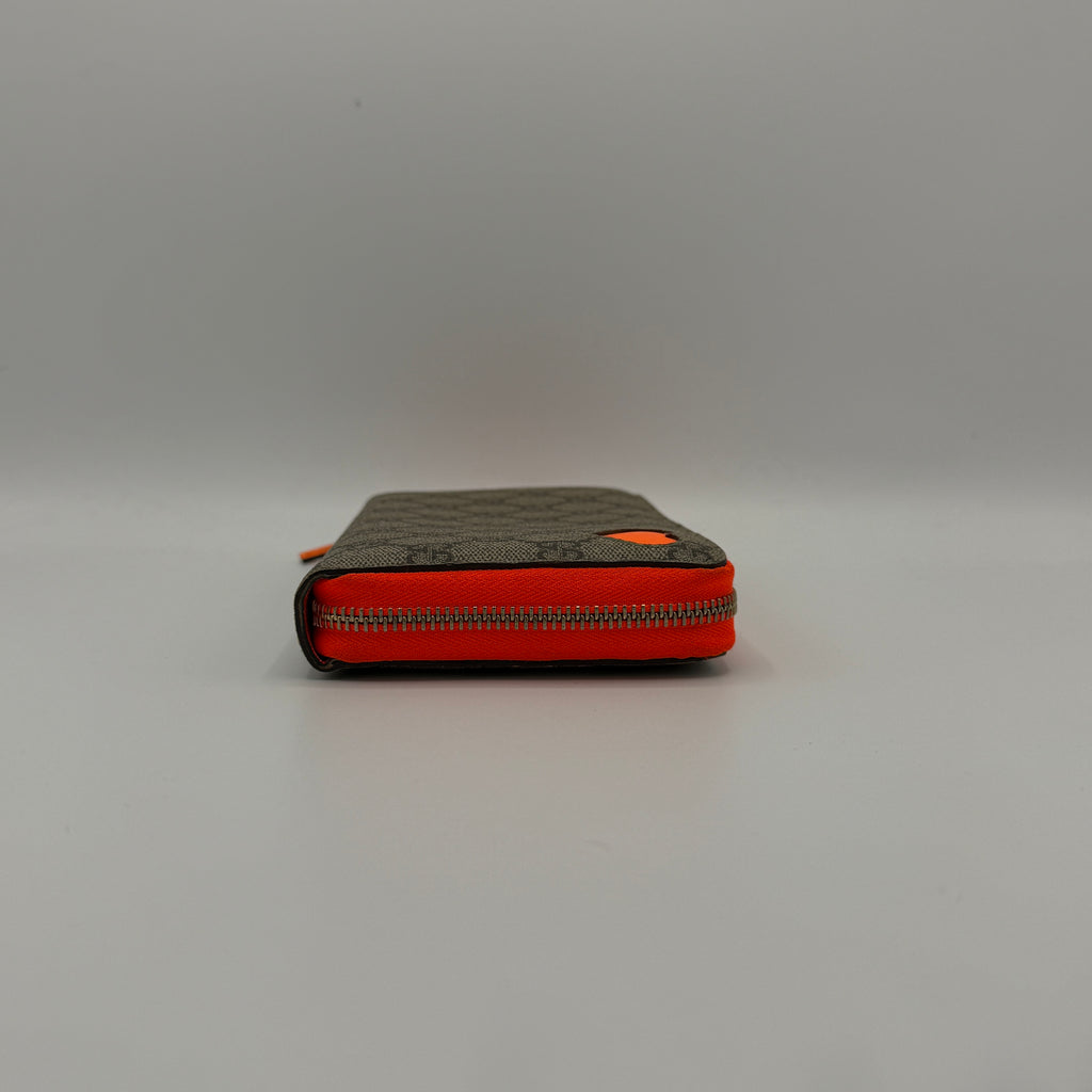 GG Supreme Zip Around Wallet