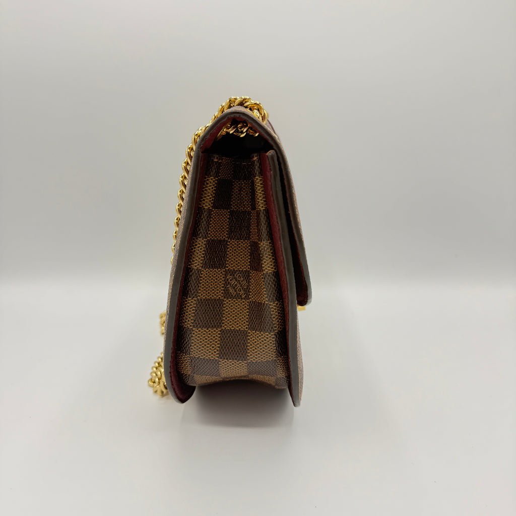 Wight Handbag Damier with Leather