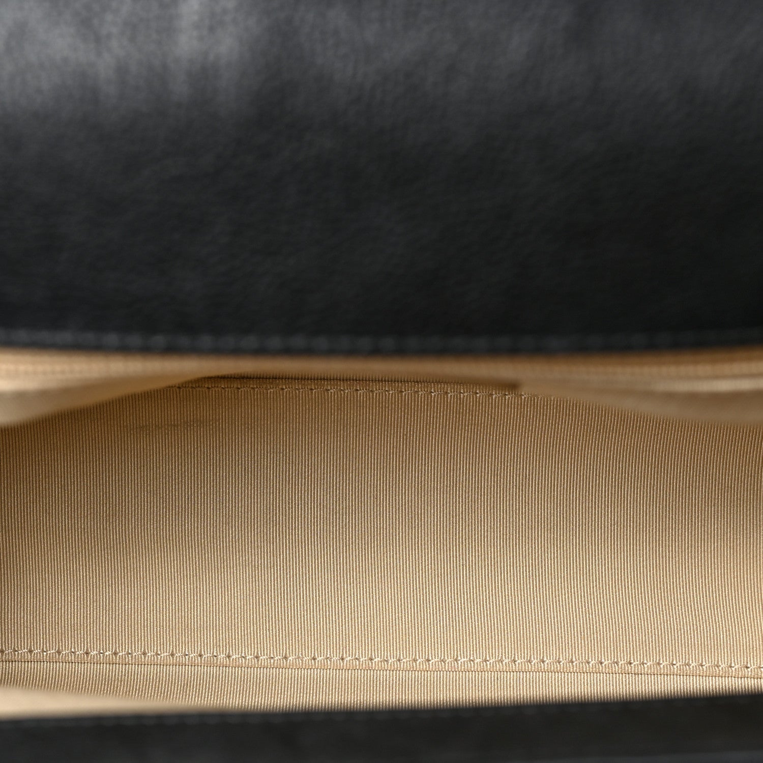 Grained Calfskin Quilted Medium Label Click Flap Bag Black twins