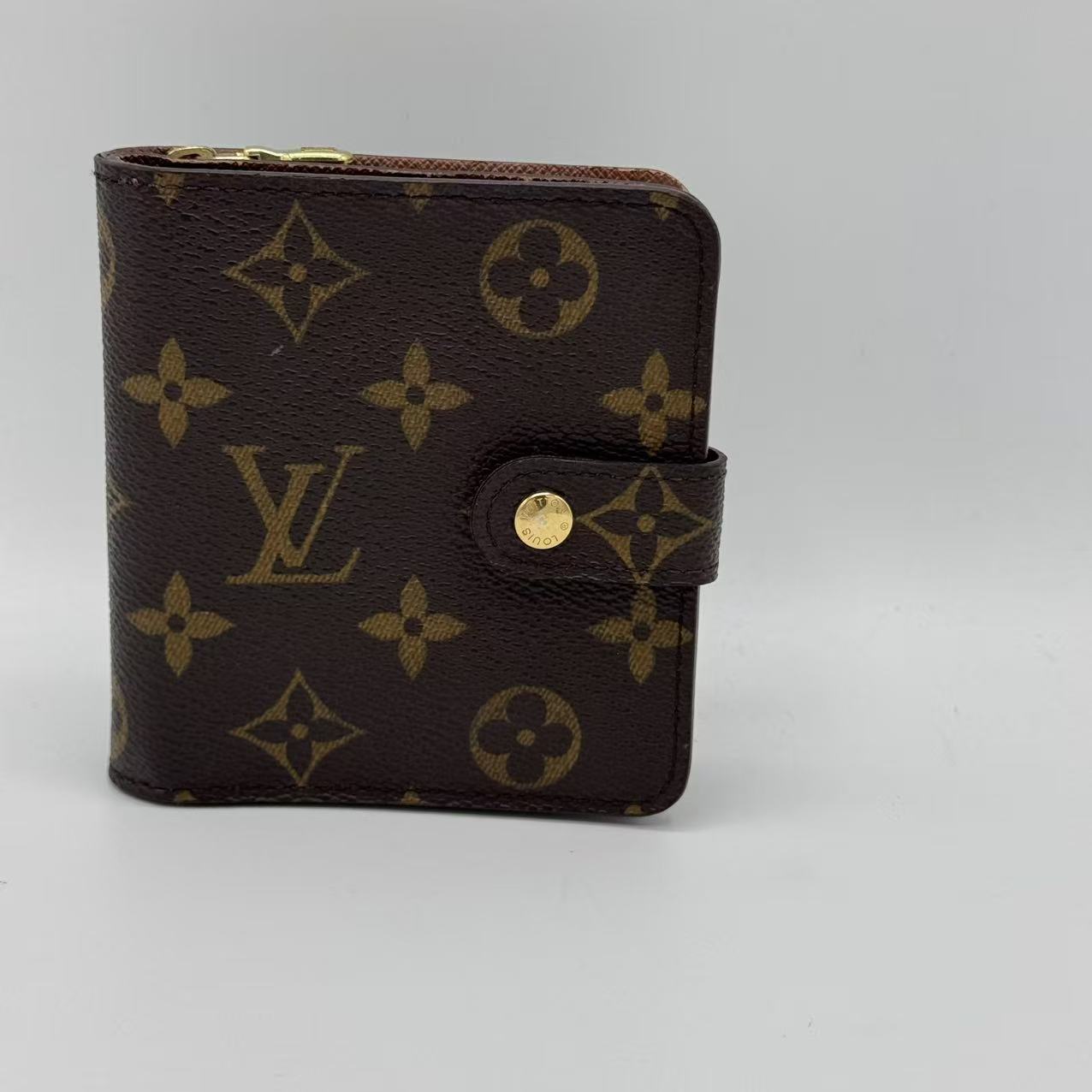 Compact Zippe Wallet Monogram Canvas