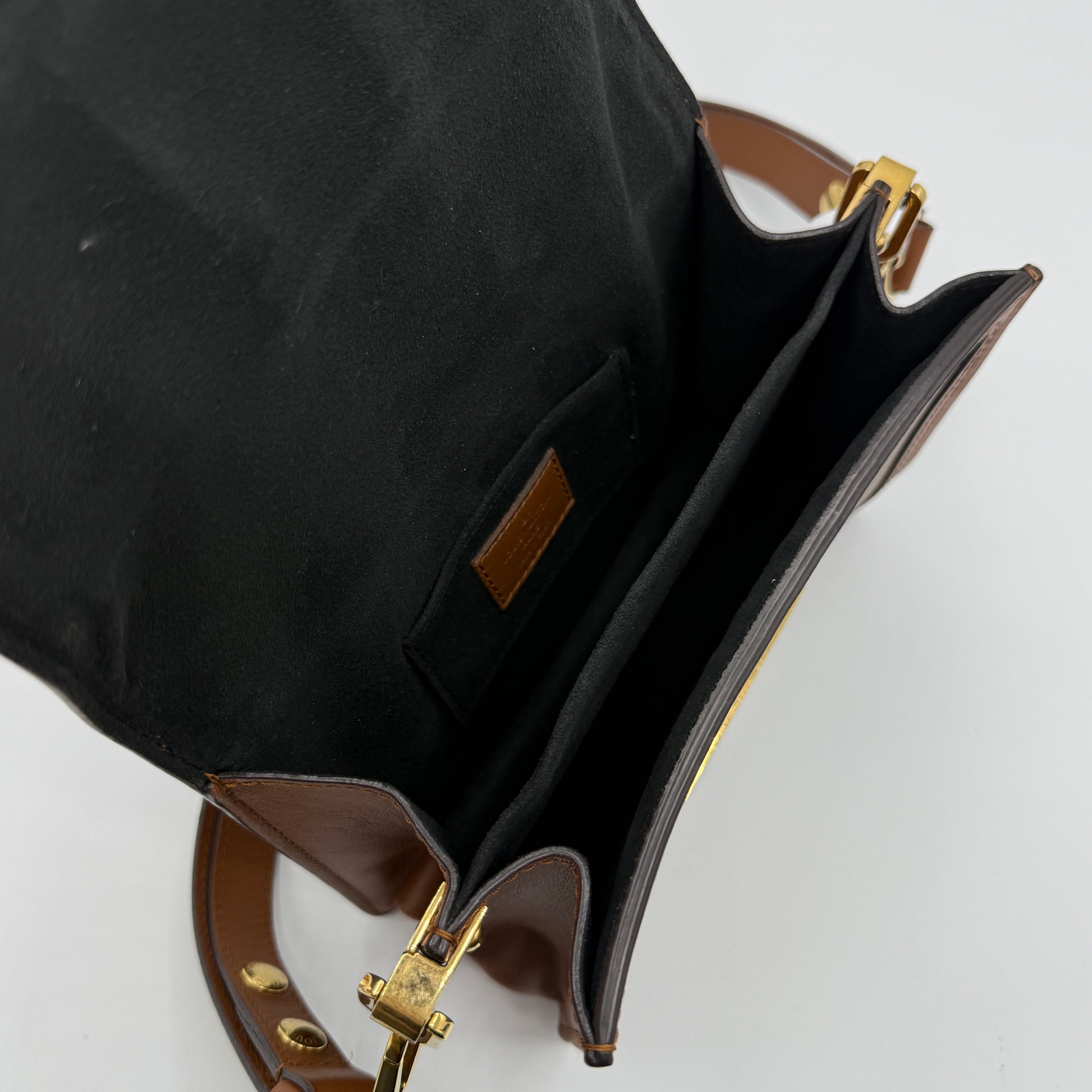 Dauphine Shoulder Bag Reverse Monogram Canvas Mini