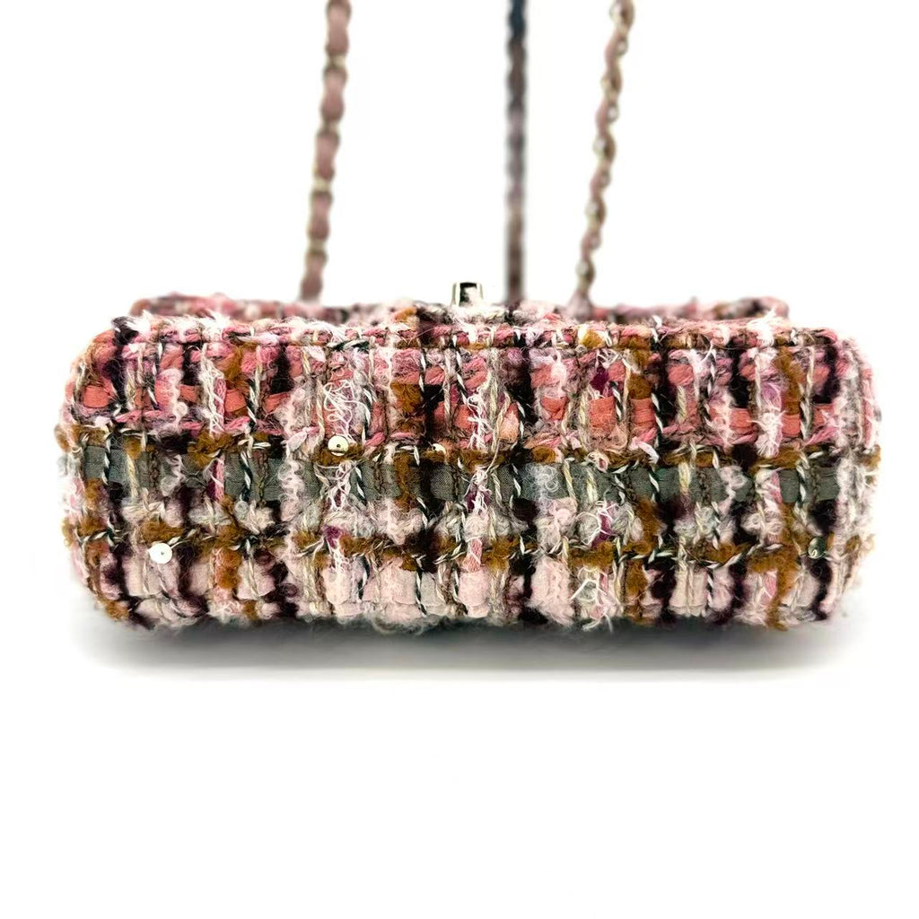 Classic Flap Bag Quilted Tweed Mini