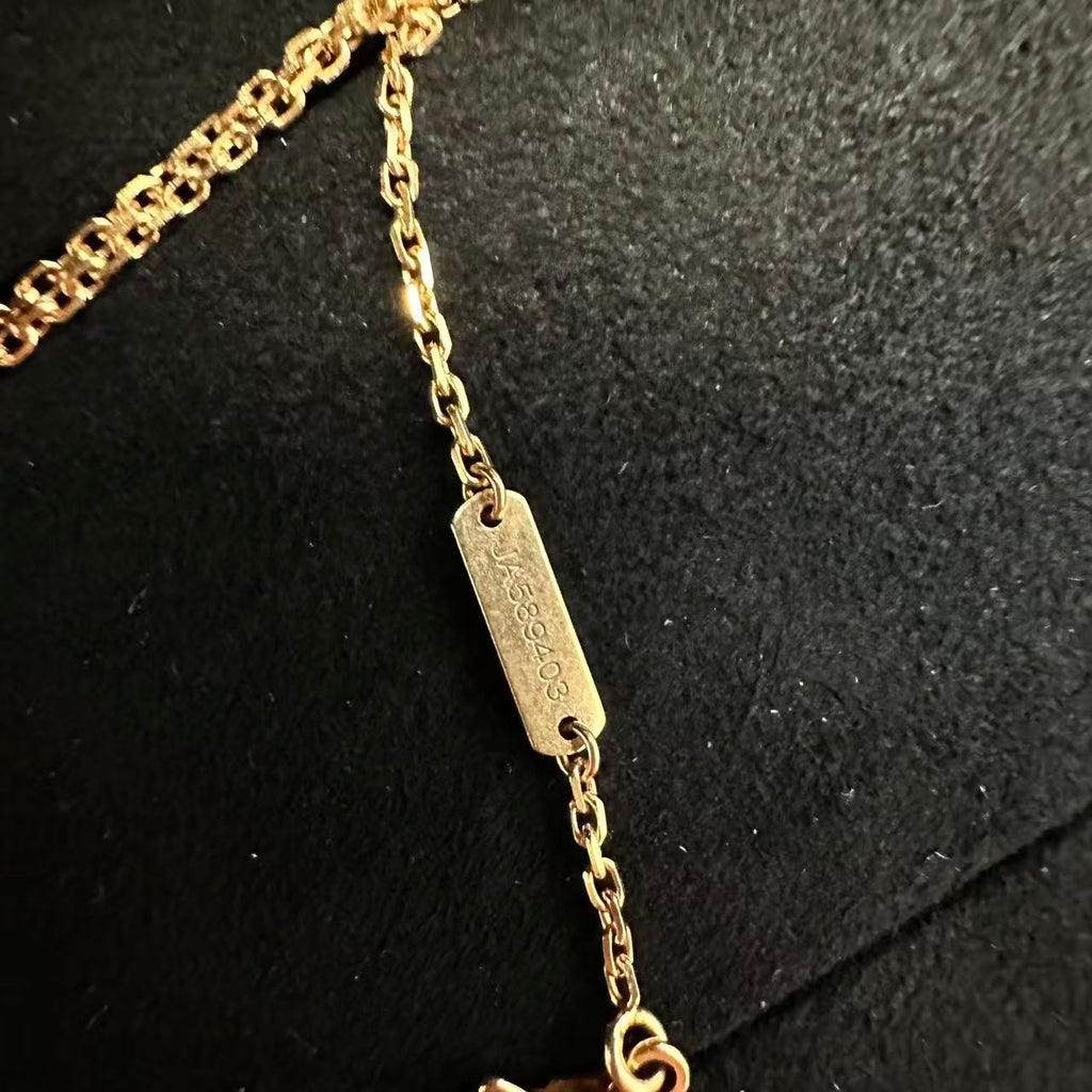VCA Red Alhambra pendant