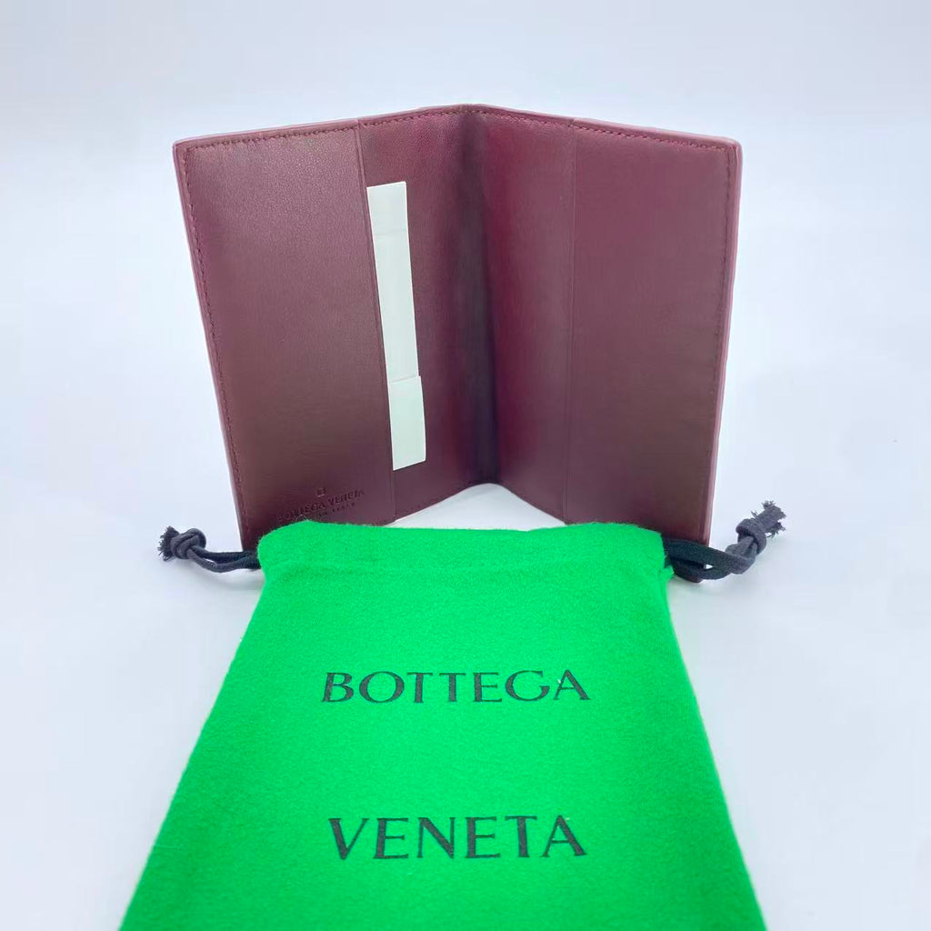 Intrecciato Flap Card Case