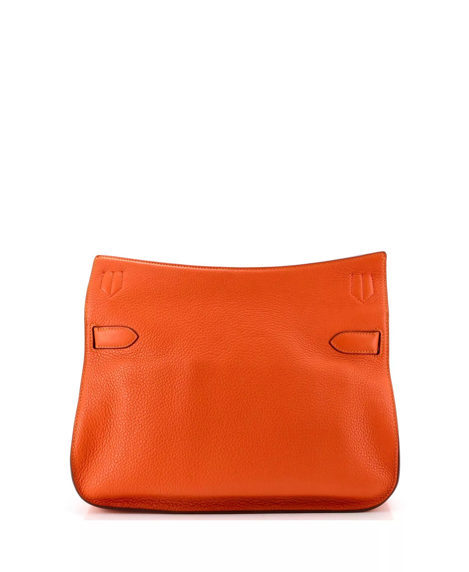 Hermes Taurillon Clemence Jypsiere 28 Orange twins B21884