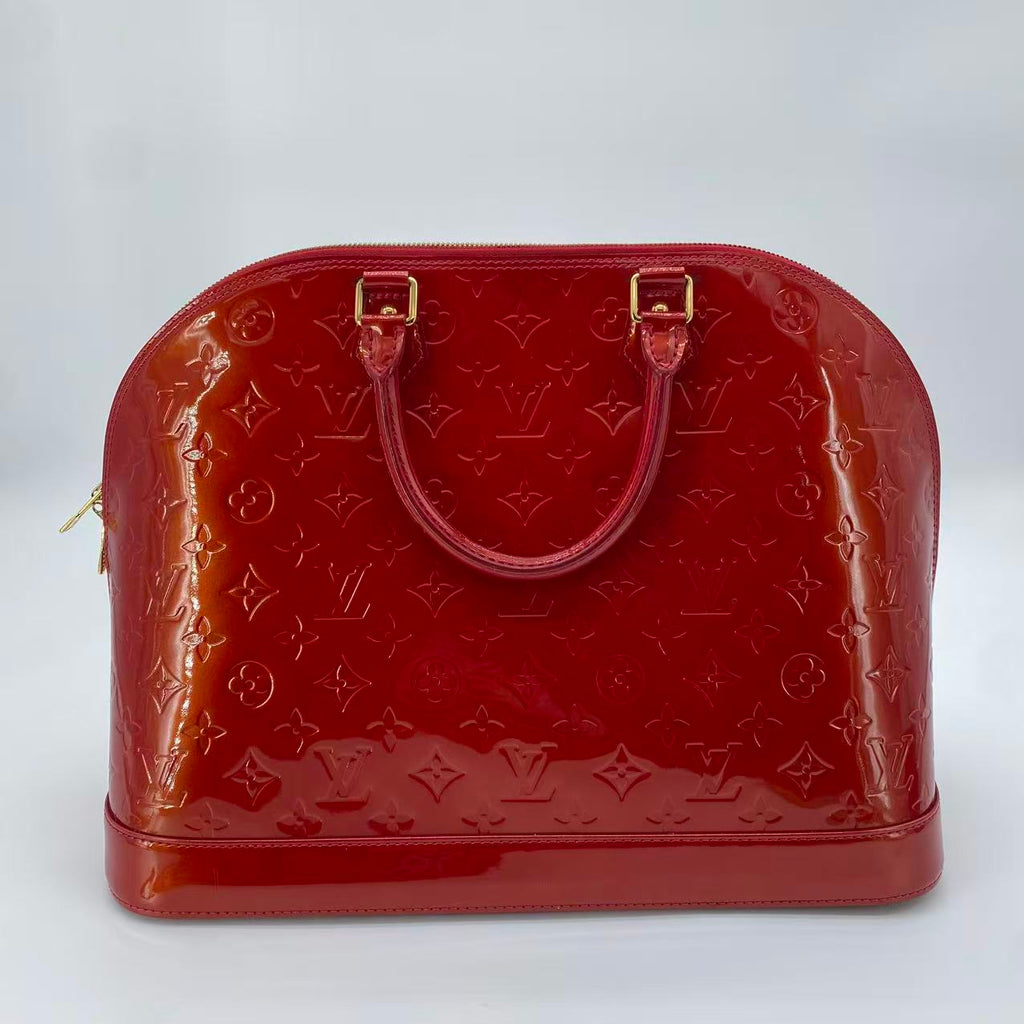 Alma Handbag Monogram Vernis GM