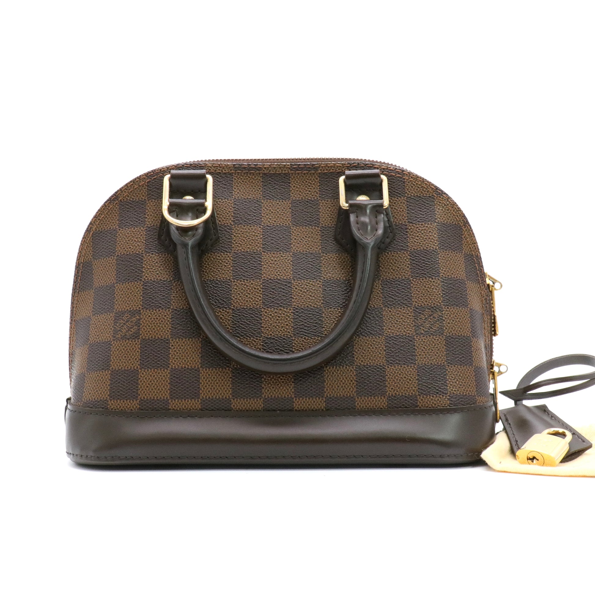 Alma Handbag Damier BB twins