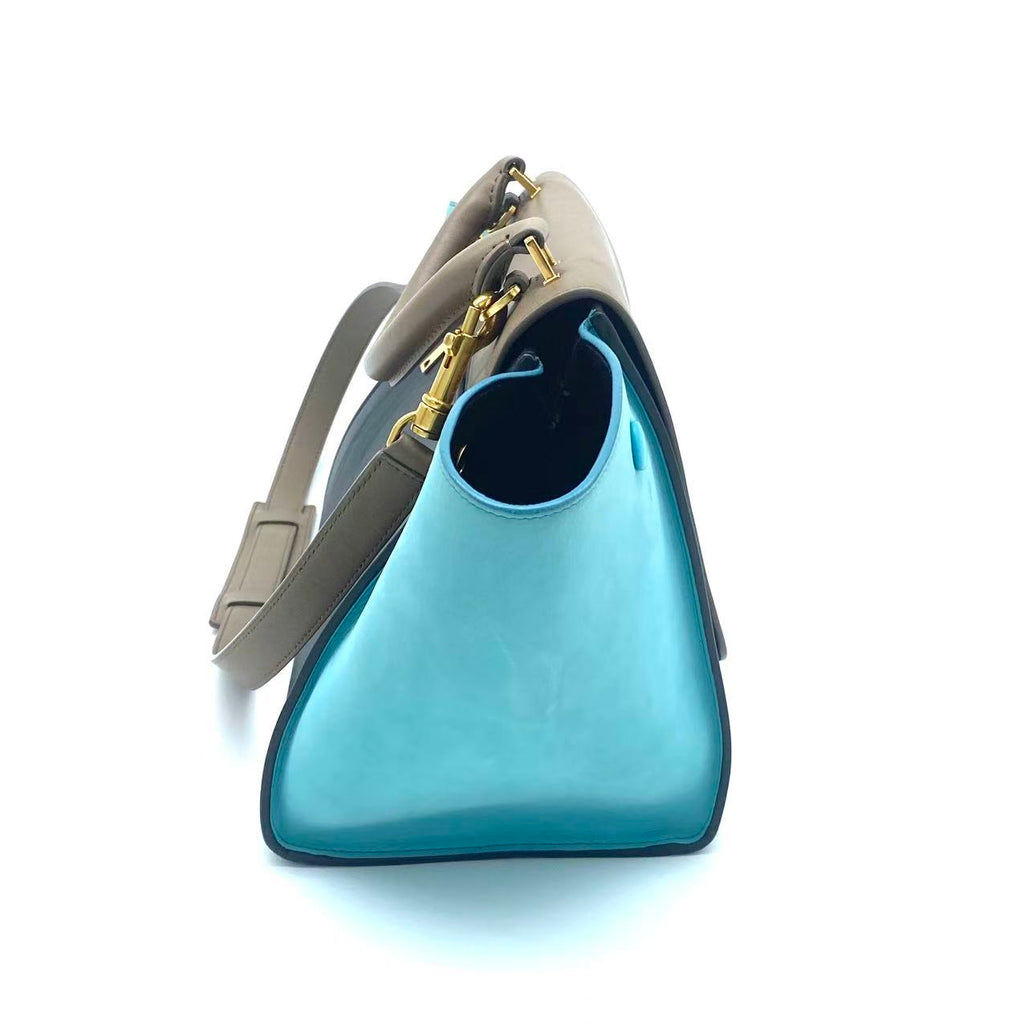 Celine Trapèze leather handbag