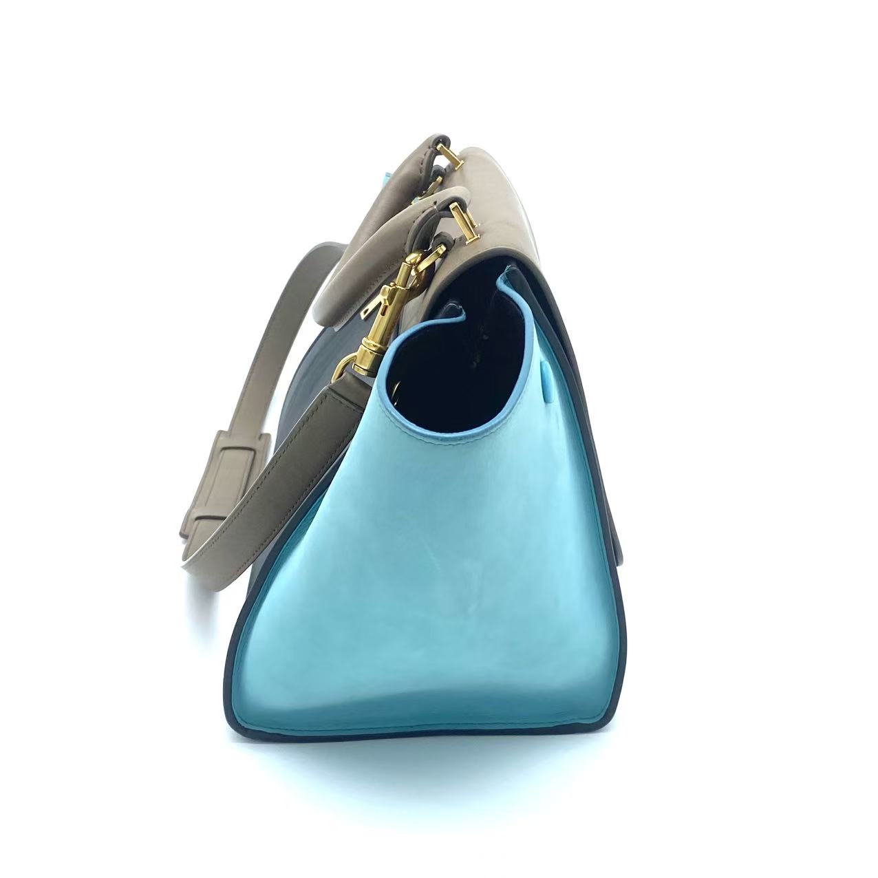 Celine Trapèze leather handbag