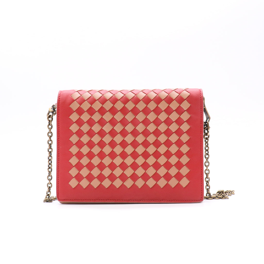 Bottega Veneta Intrecciato Nappa Chain Wallet twins LDJ5761