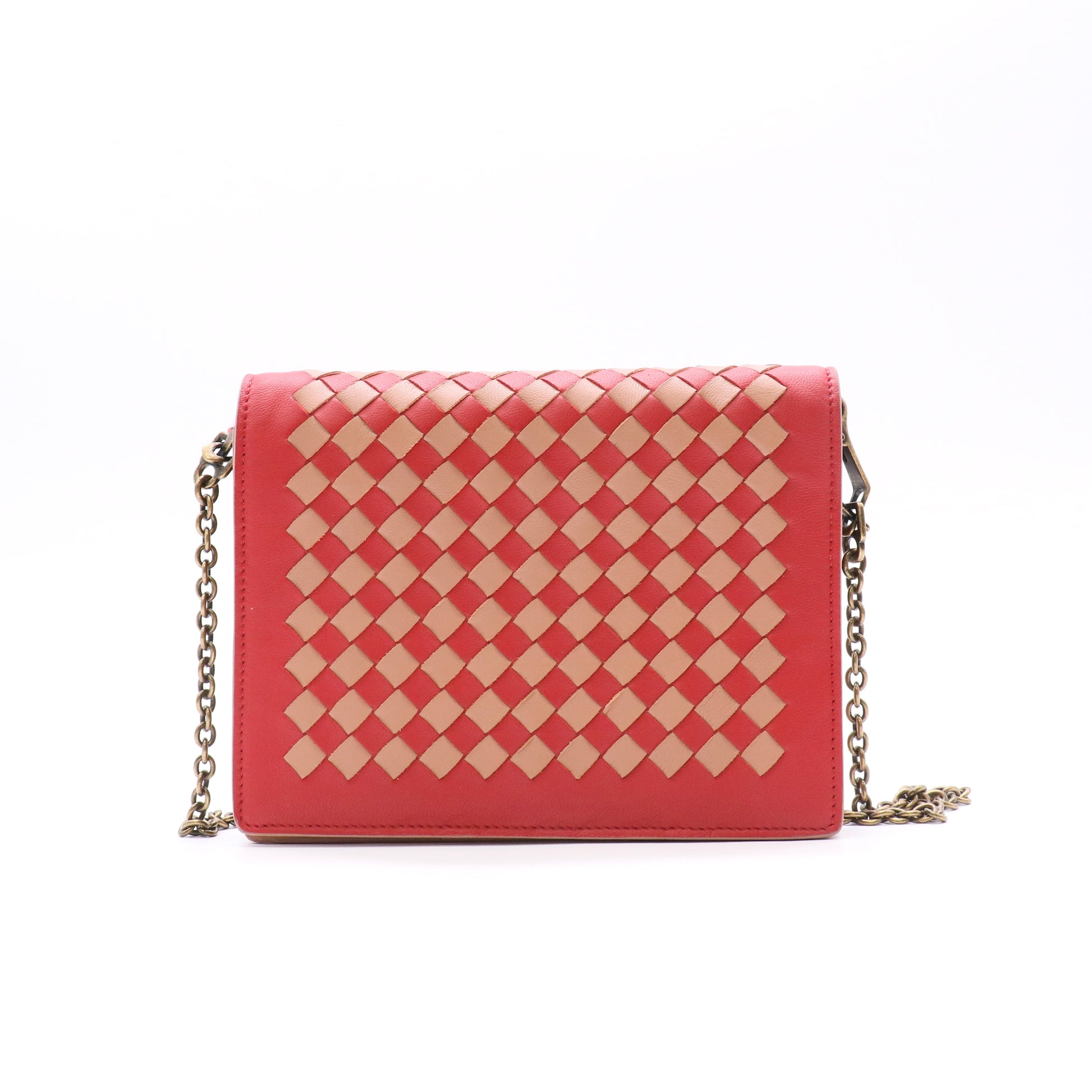 Bottega Veneta Intrecciato Nappa Chain Wallet twins LDJ5761
