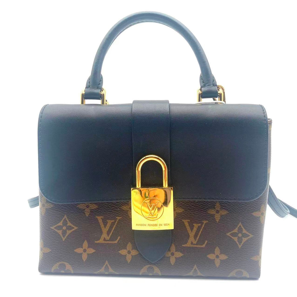 Black Monogram Canvas Locky BB Bag