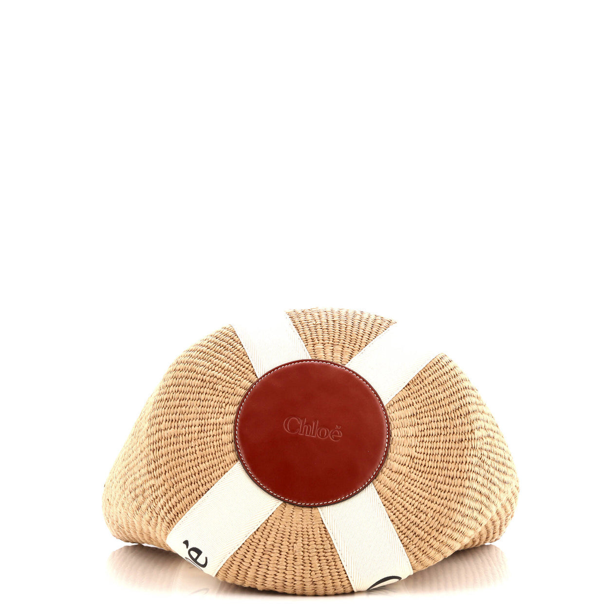 ChloexMifuko Woody Tote Raffia Large Twins