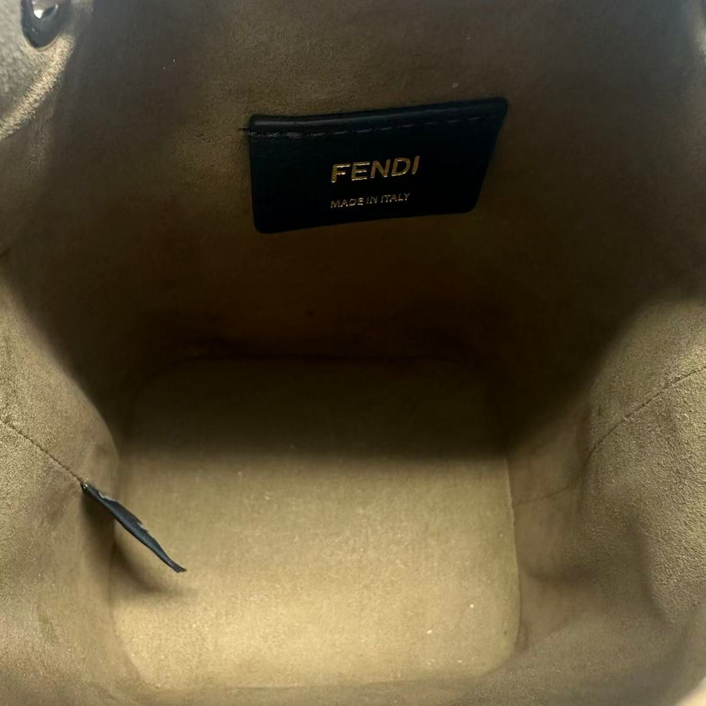 Mon Tresor Bucket Bag Zucca Embossed Leather Mini LDJ2427  Twins