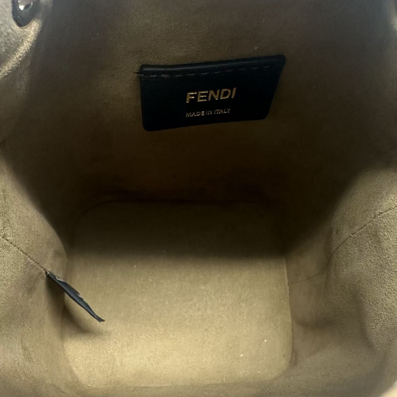 Mon Tresor Bucket Bag Zucca Embossed Leather Mini LDJ2427  Twins