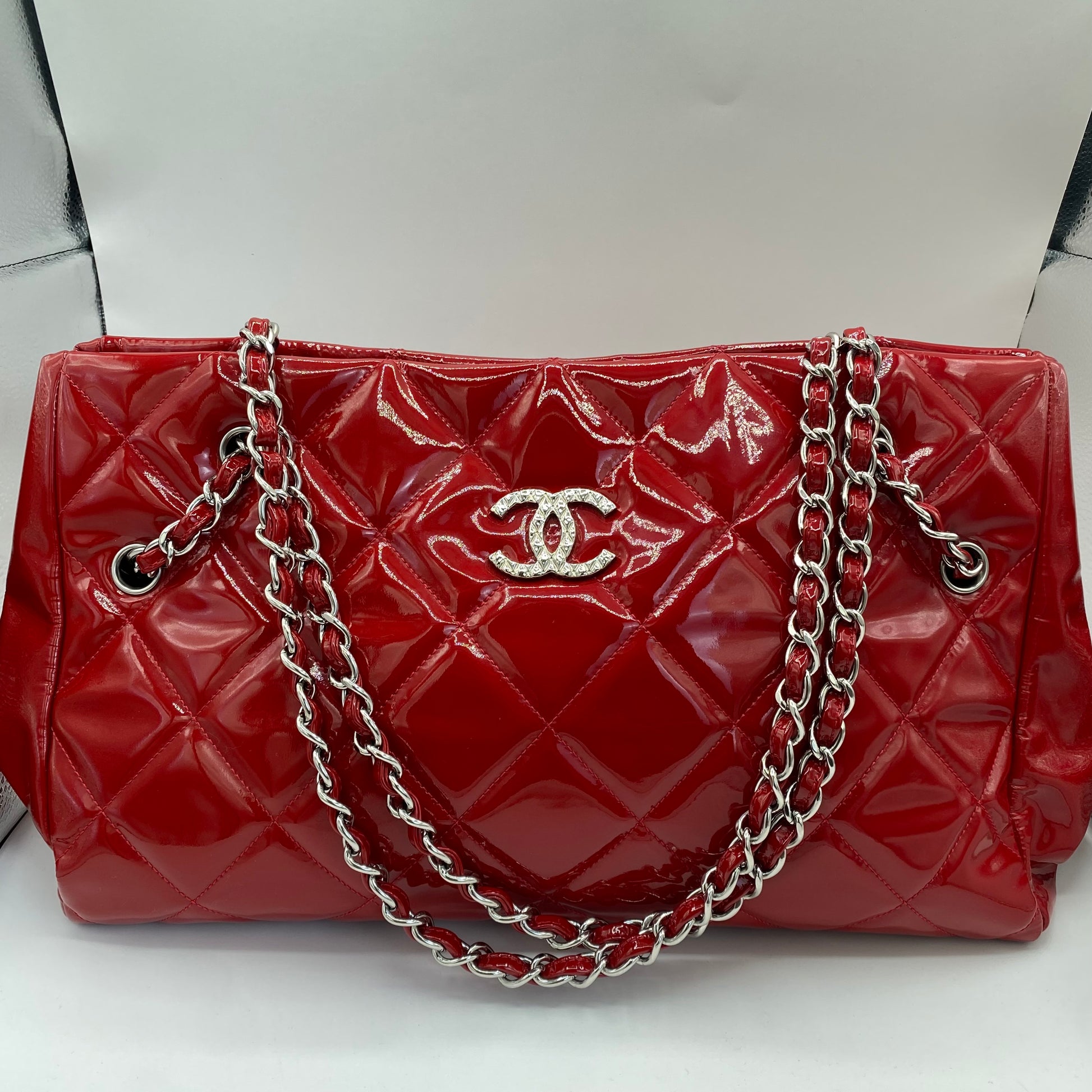 Chanel Leather Shopping Tote