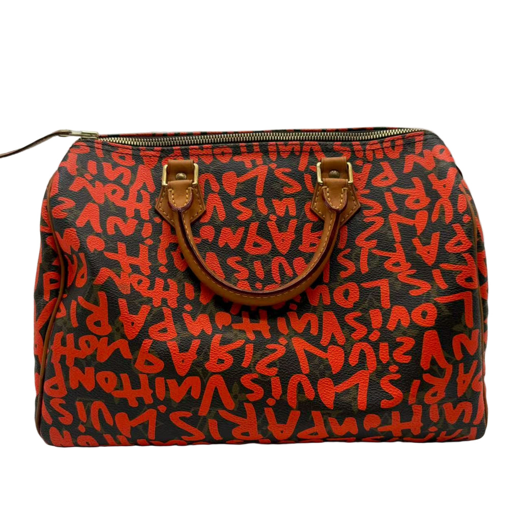 Limited Edition Orange Graffiti Stephen Sprouse Speedy 30 twins