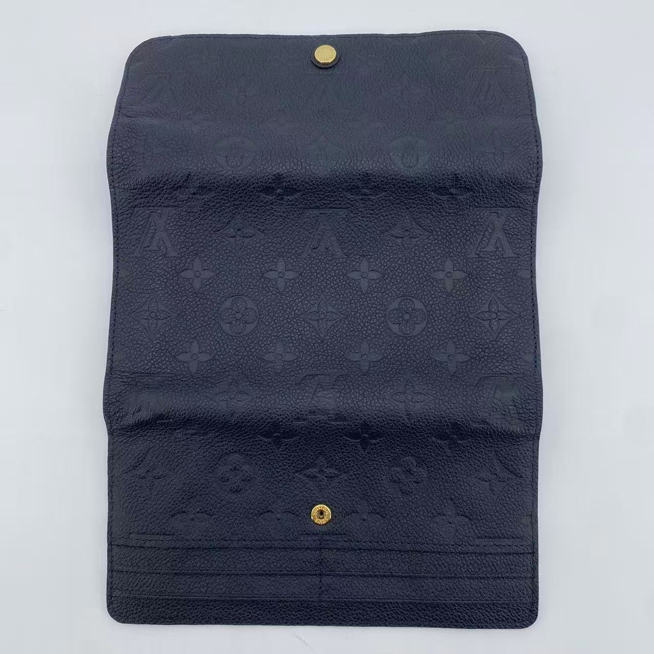 Sarah Wallet Monogram Empreinte Leather