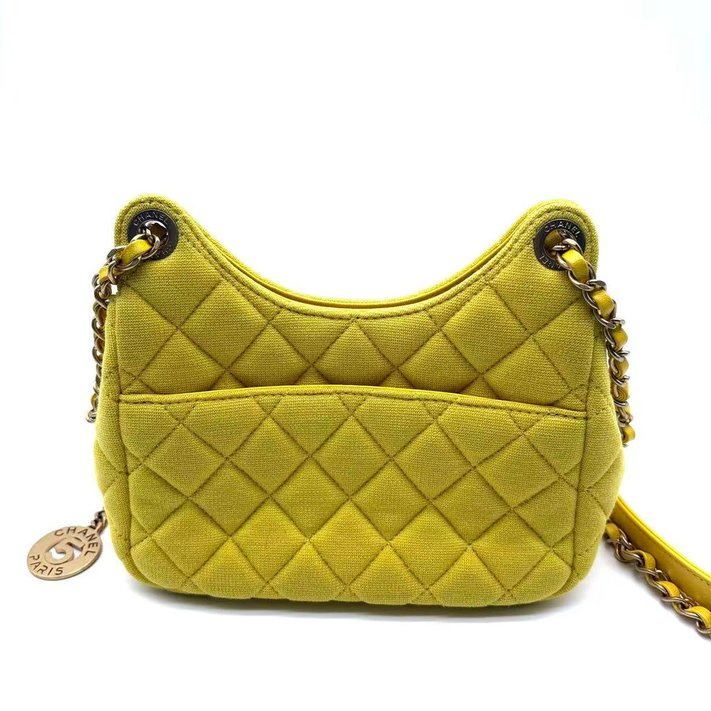Wavy CC Hobo Quilted Jersey Small